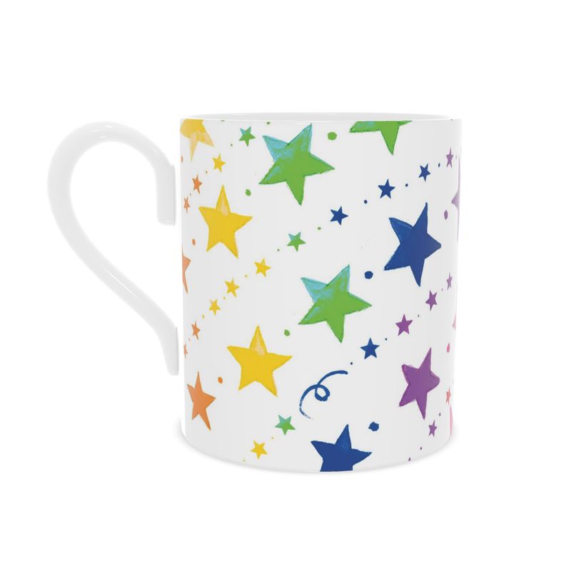 Mum You Are a Star - Rainbow Stars- Bone China Mug
