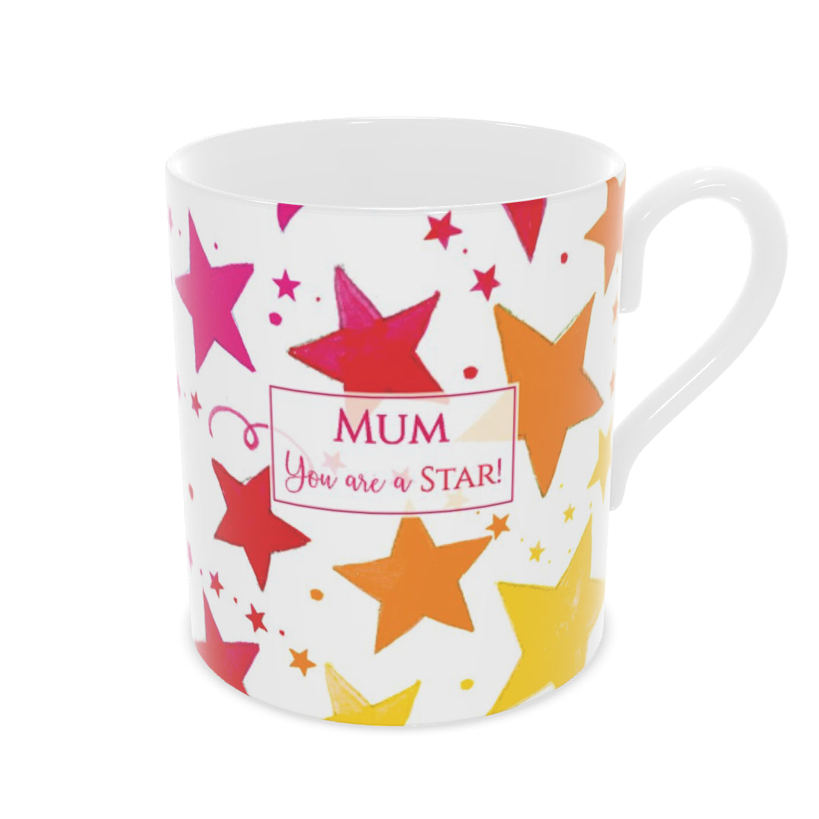 Mum You Are a Star - Rainbow Stars- Bone China Mug