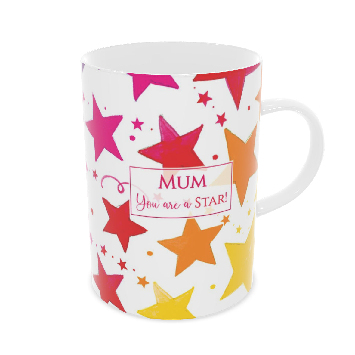 Mum You Are a Star - Rainbow Stars- Bone China Mug