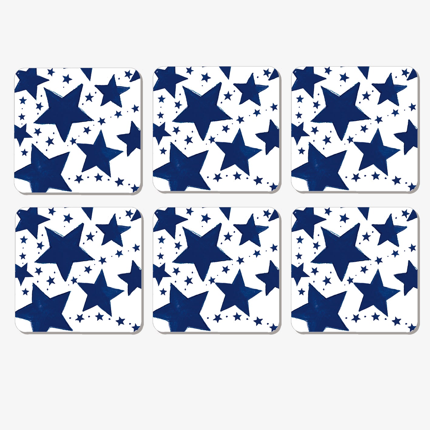Blue Stars Coasters