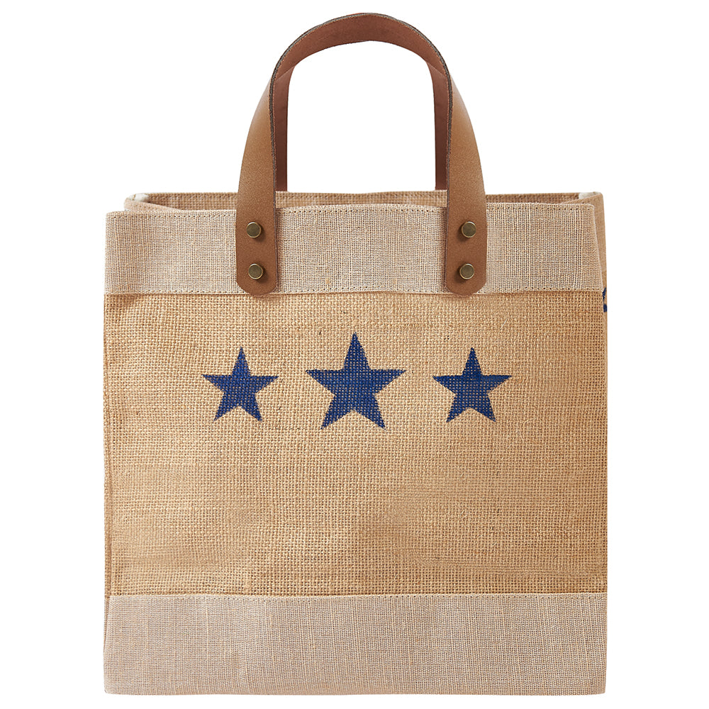 blue star jute shopper