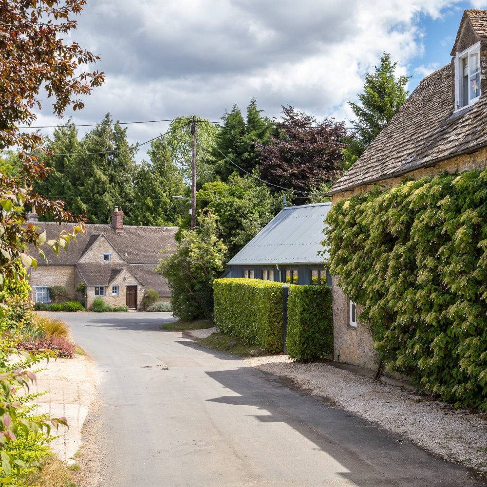 Beautiful Cotswold village scene