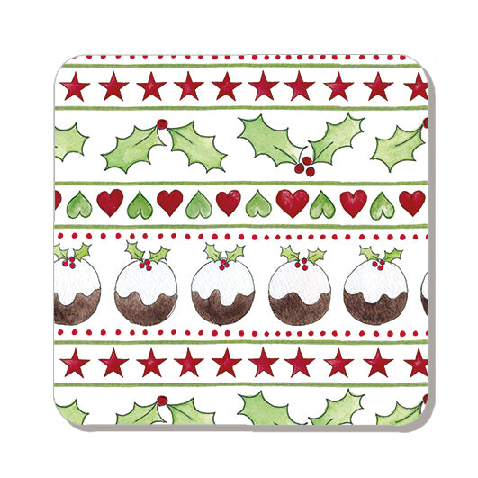 Christmas Pudding Coaster