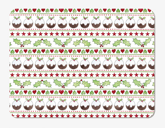 Christmas Pudding Placemat