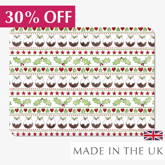 Christmas Pudding Placemats