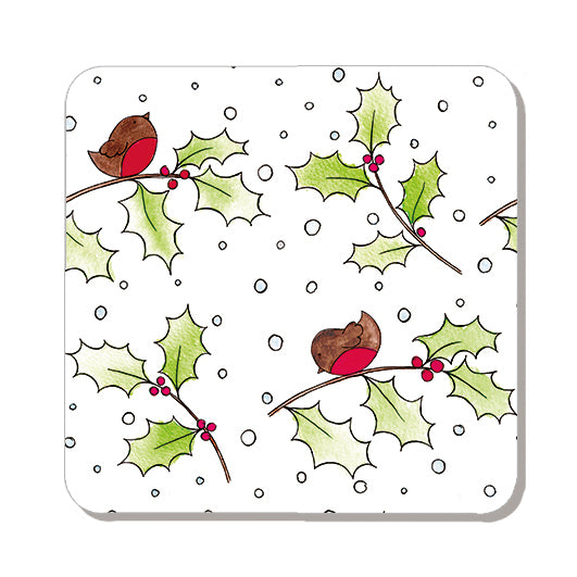 Christmas Robins Coasters