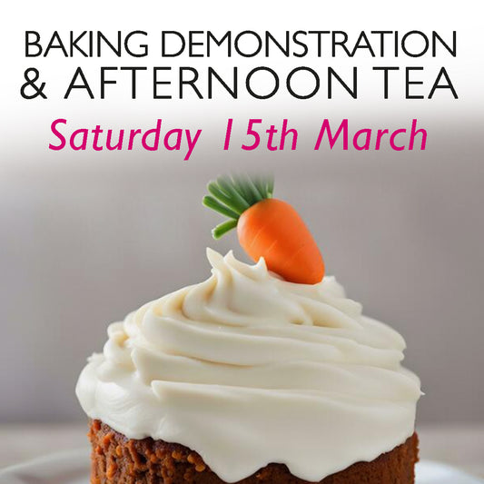 Baking Demonstration and Afternoon Tea with Beccy- Saturday 15th March