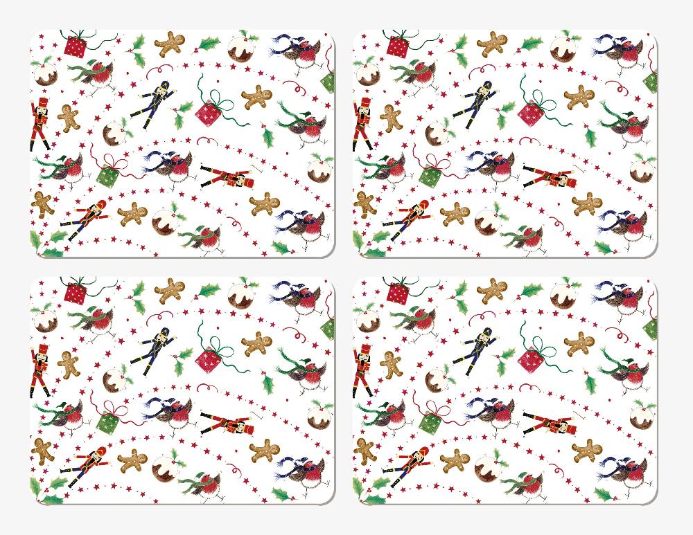 4 Exploding Christmas Placemats