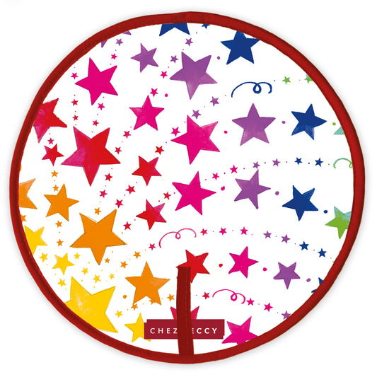 Rainbow Stars circular hob cover