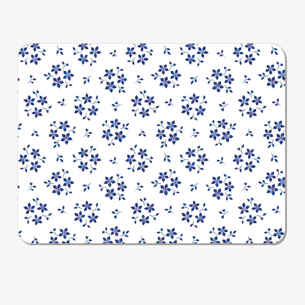 Blue Ditsy Floral Placemat