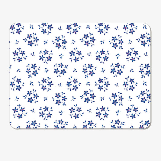 Blue Ditsy Floral Placemat