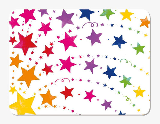 Rainbow stars placemat