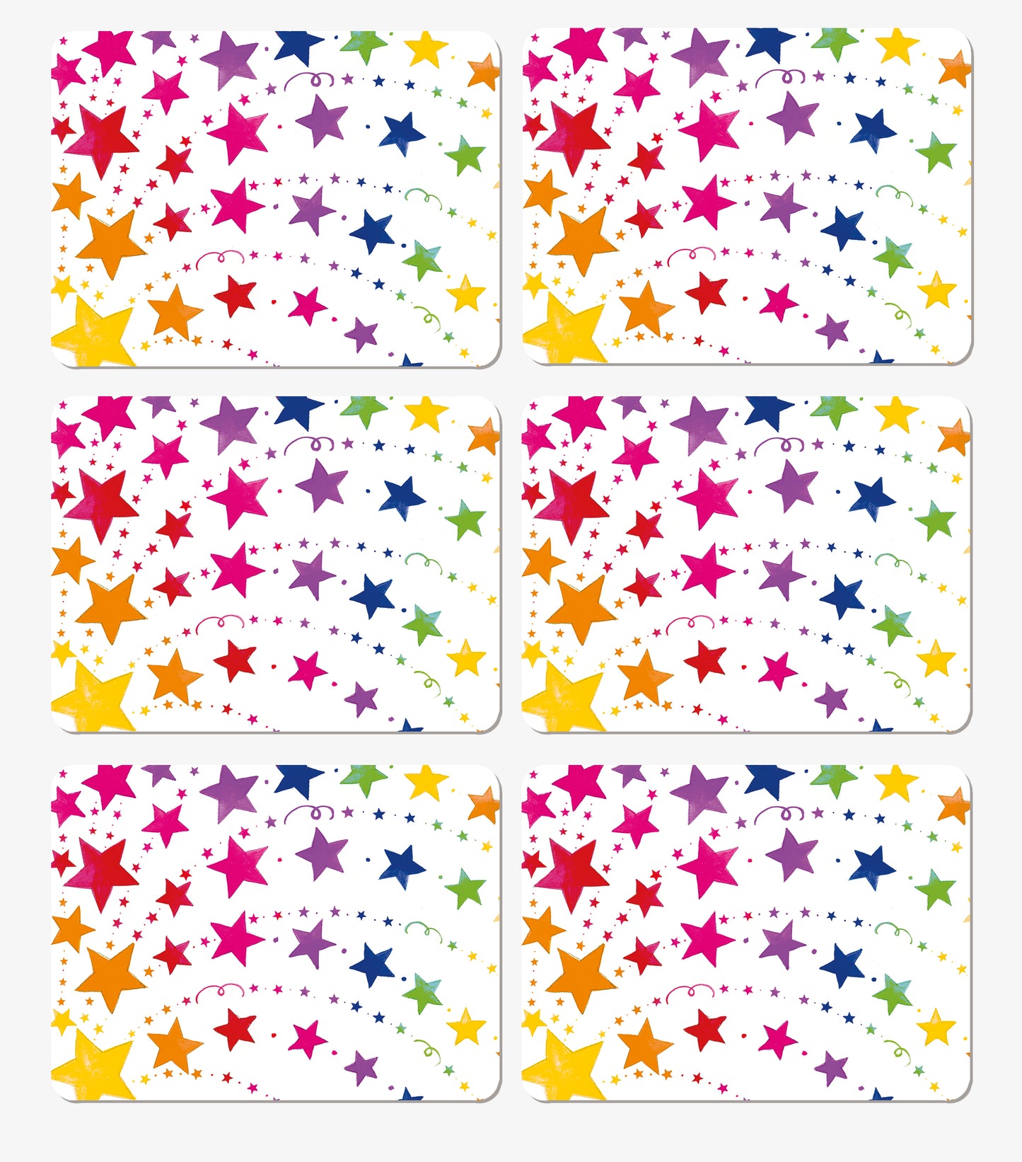 Rainbow Stars Placemat